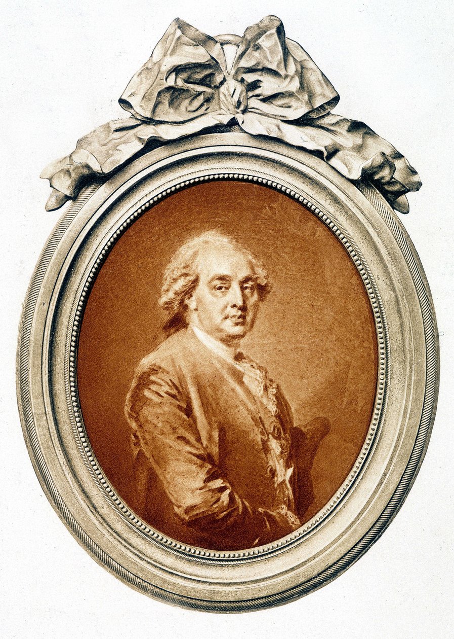 Portrett av Charles Claude de Flahaut de la Billarderie (1730-1809), greve av Angiviller av Weygler av Jean Baptiste Weyler