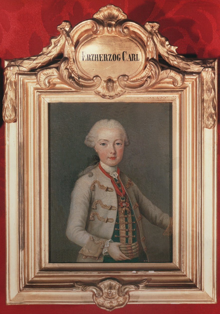 Erkehertug Karl Joseph (1745-61) sønn av keiser Frans I (1708-65) og keiserinne Maria Theresia av Østerrike (1717-80) 1762 av Jean Étienne Liotard