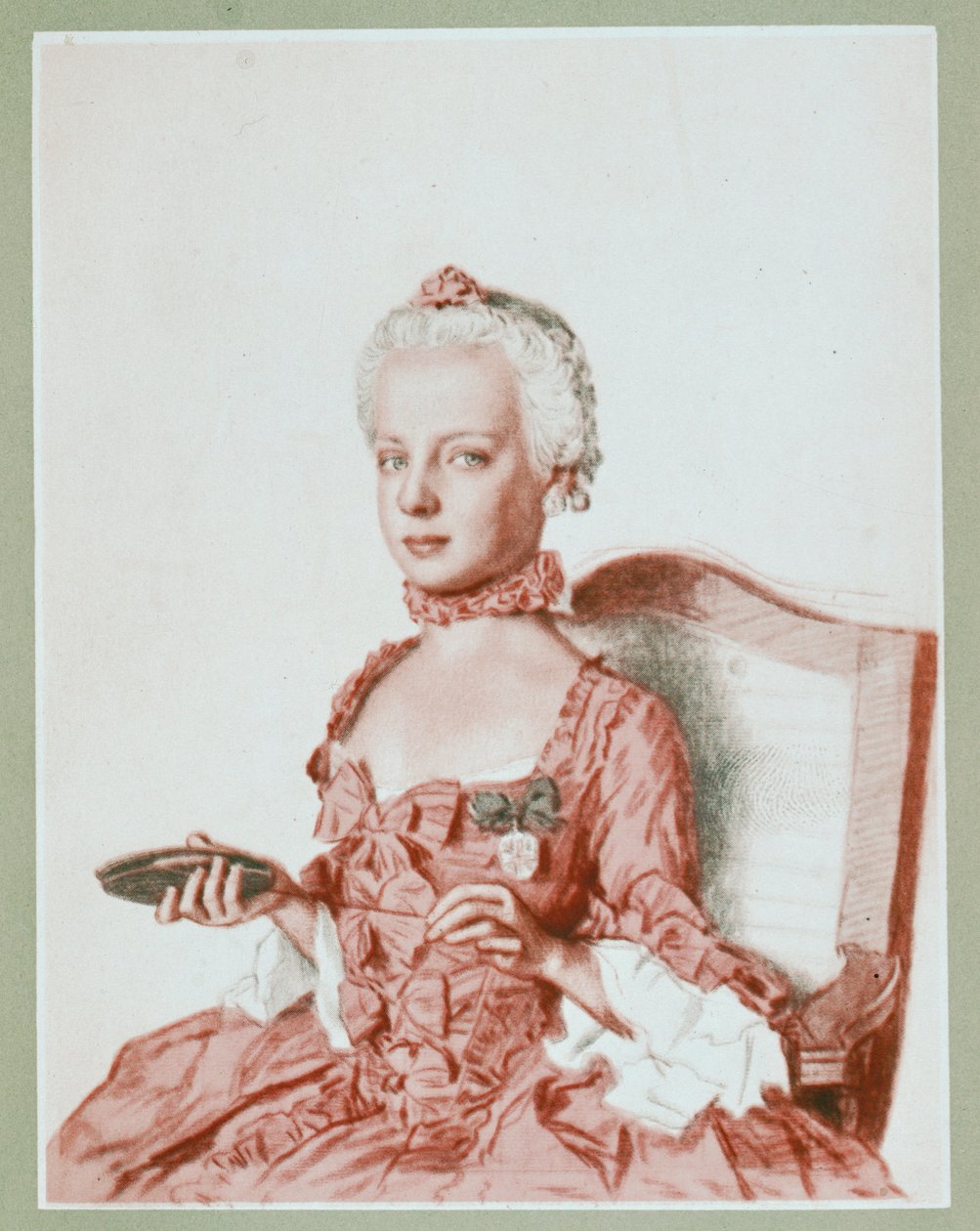 Erkehertuginne Marie-Antoinette (akvarell på papp) av Jean-Etienne Liotard