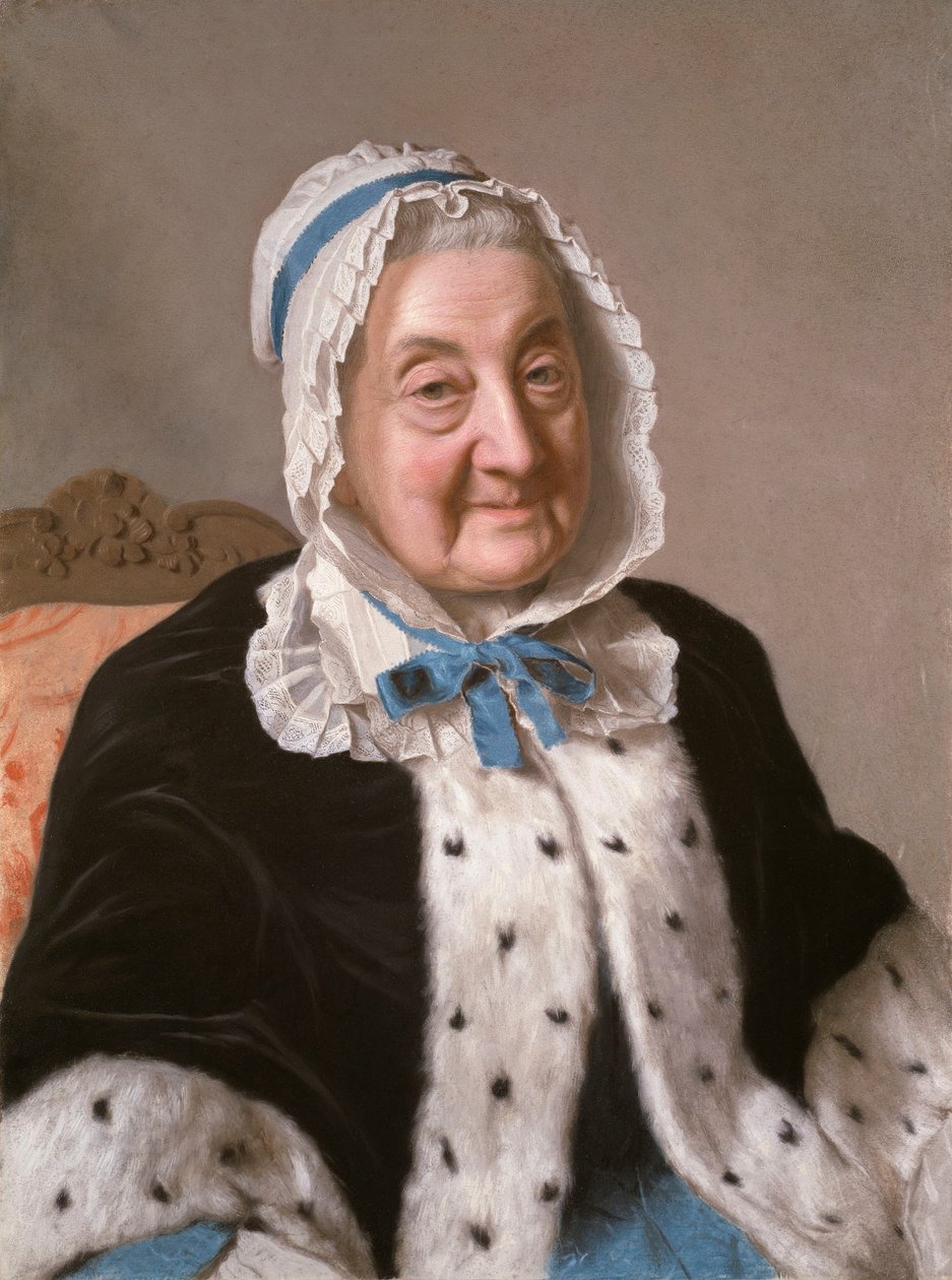 Portrett av Marthe Marie Tronchin av Jean-Étienne Liotard