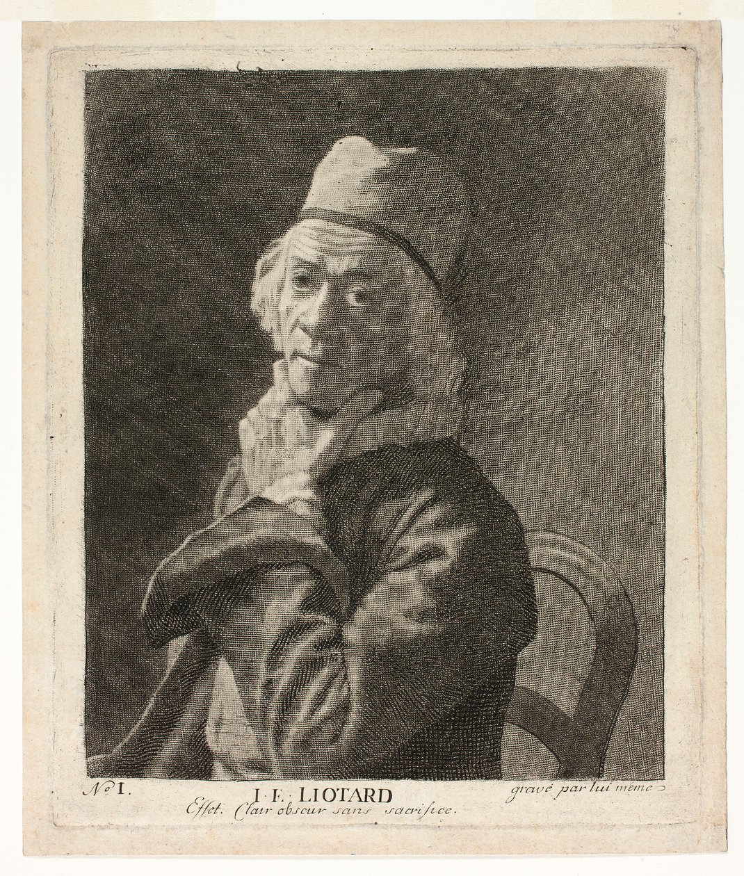 Det lille selvportrettet av Jean-Étienne Liotard