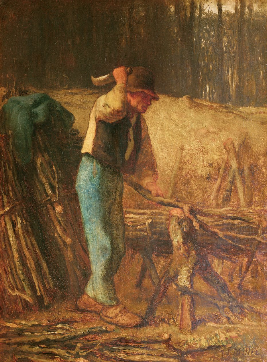 Vedkløyveren av Jean Francois Millet