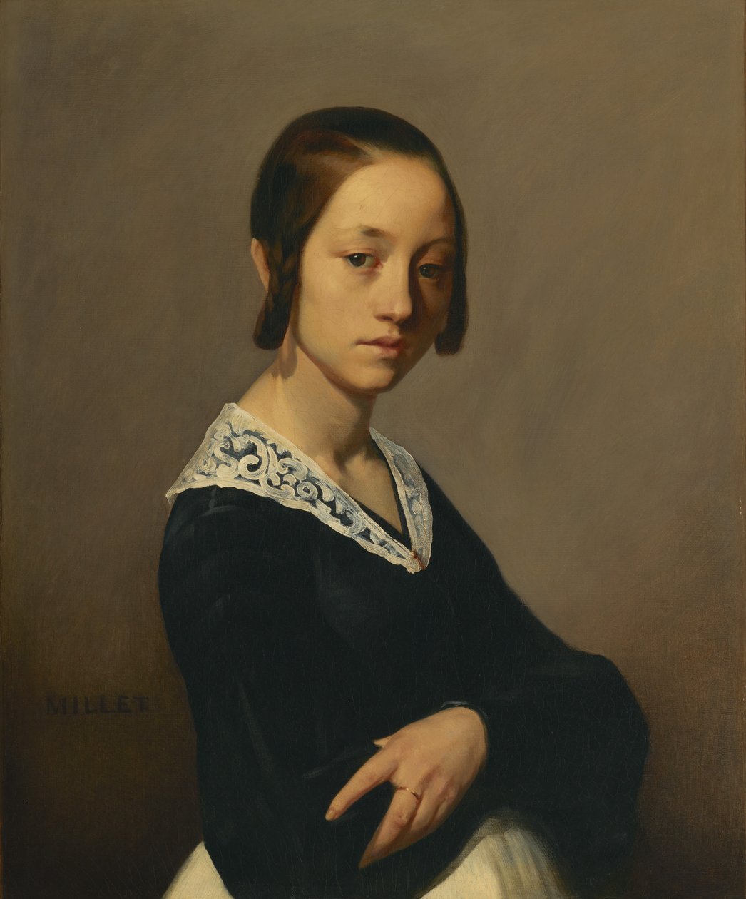 Portrett av Louise-Antoinette Feuardent av Jean-Francois Millet