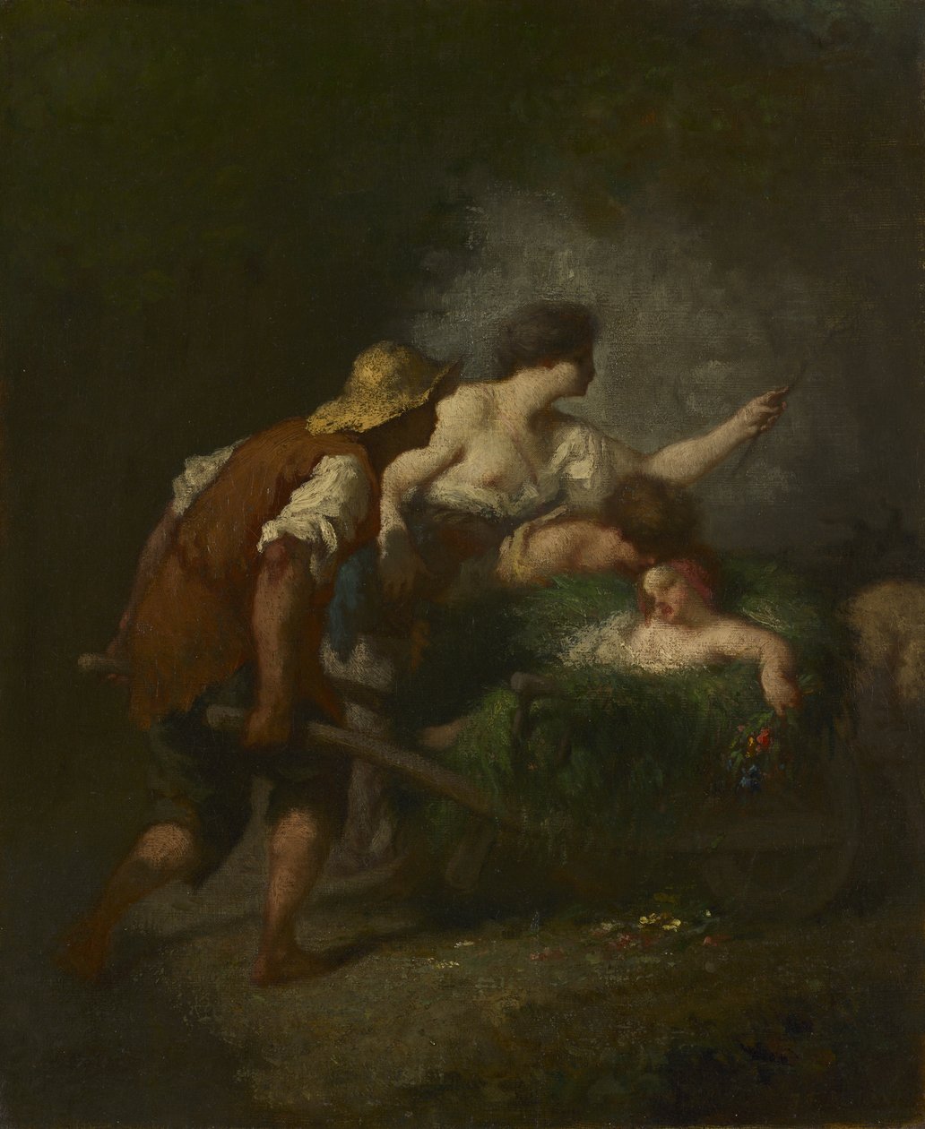 Retur fra feltene av Jean-Francois Millet