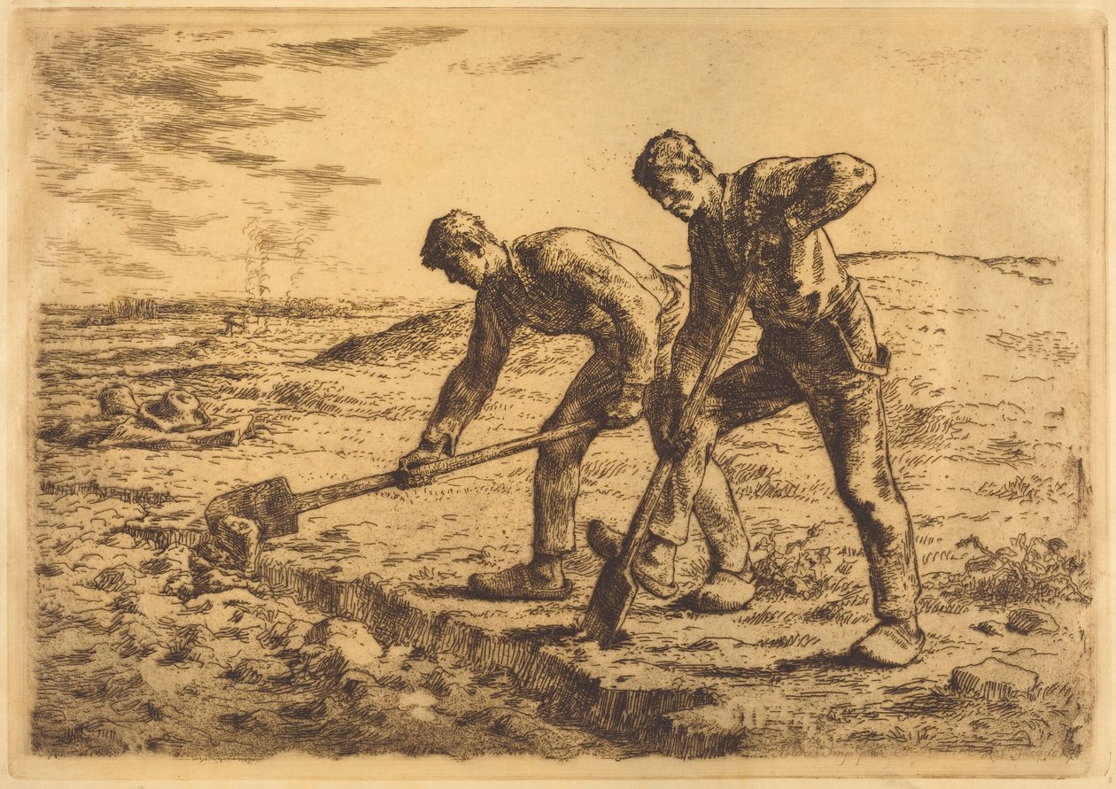 Graverne av Jean-Francois Millet