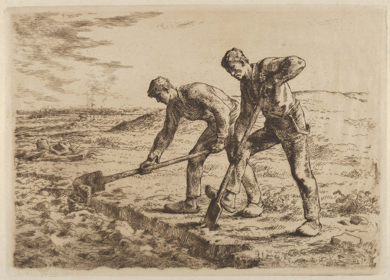 Graverne av Jean-Francois Millet