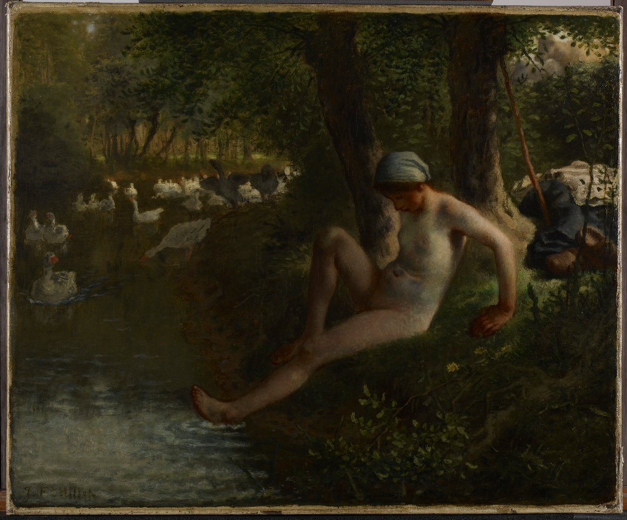 Gåsejenta av Jean-Francois Millet