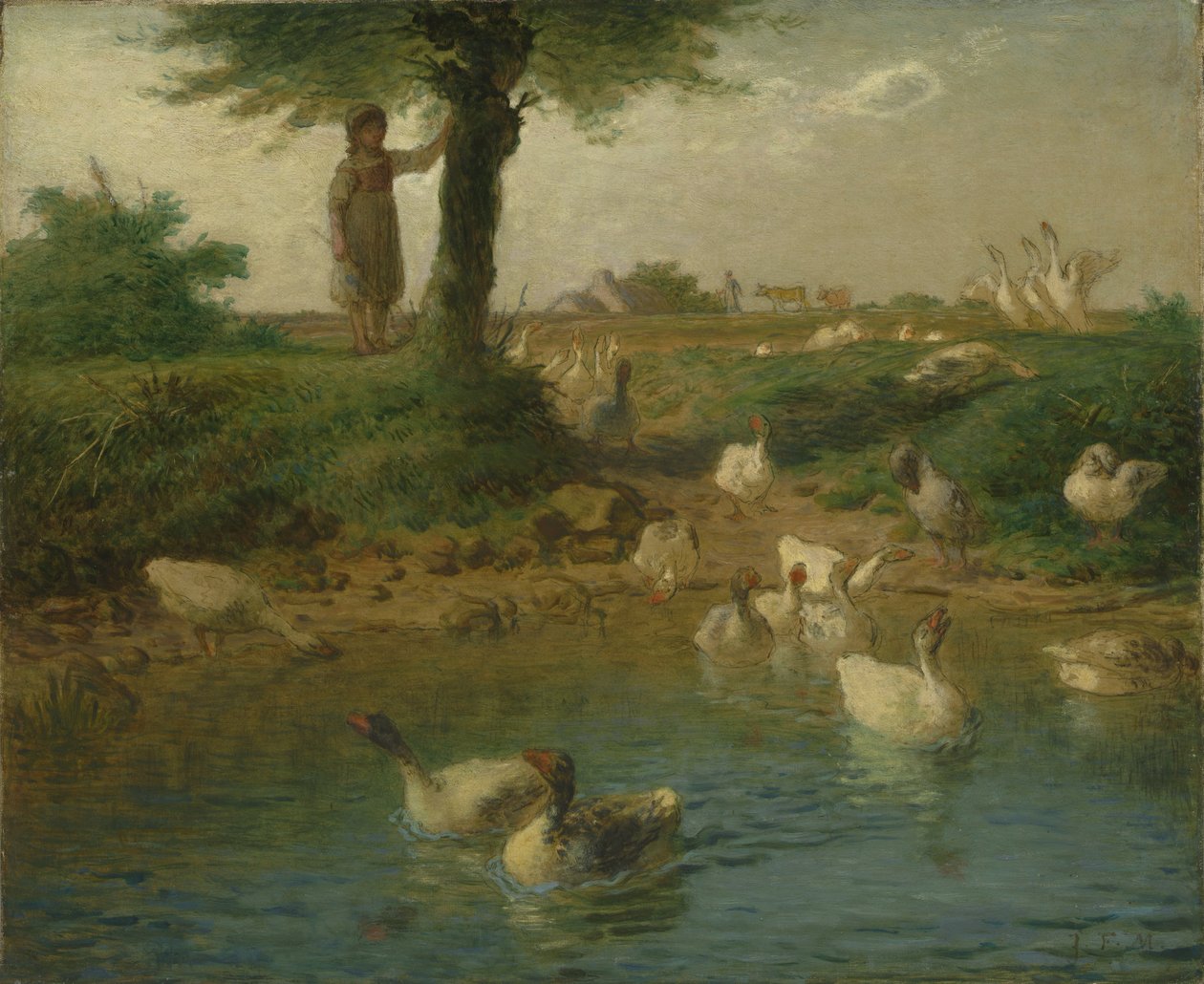 Gåsejenta av Jean-Francois Millet