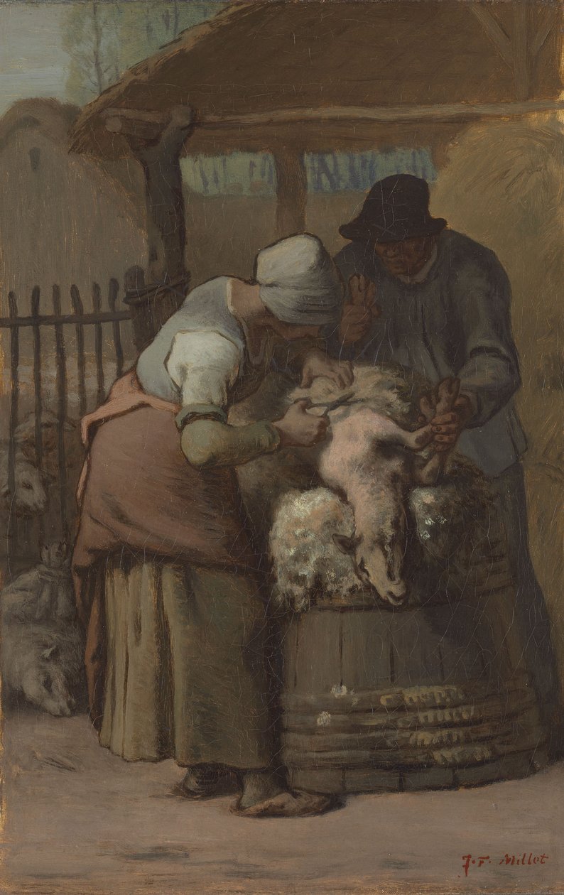 Saueklipperne av Jean-Francois Millet