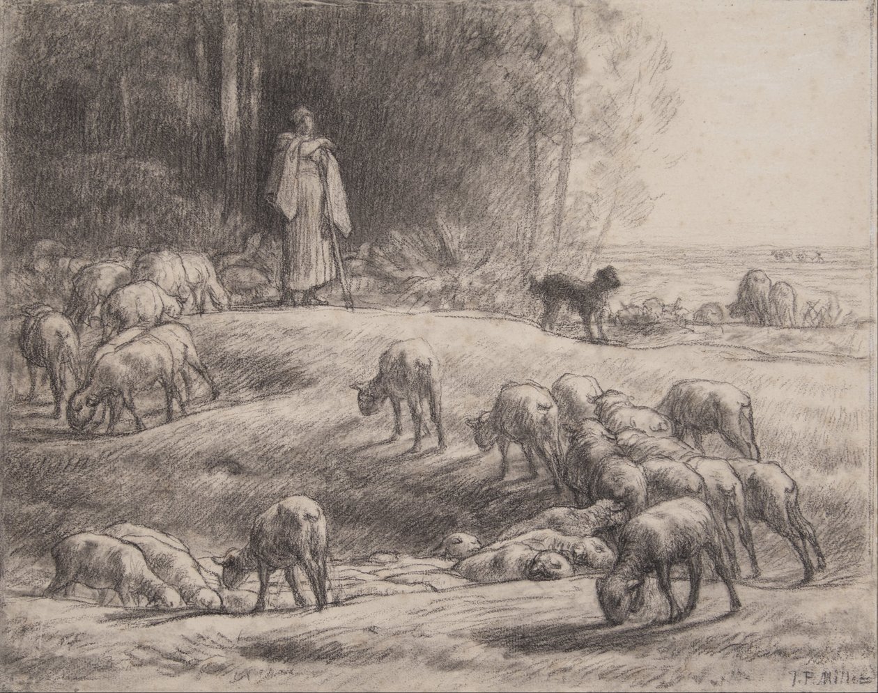 Hyrden av Jean-Francois Millet