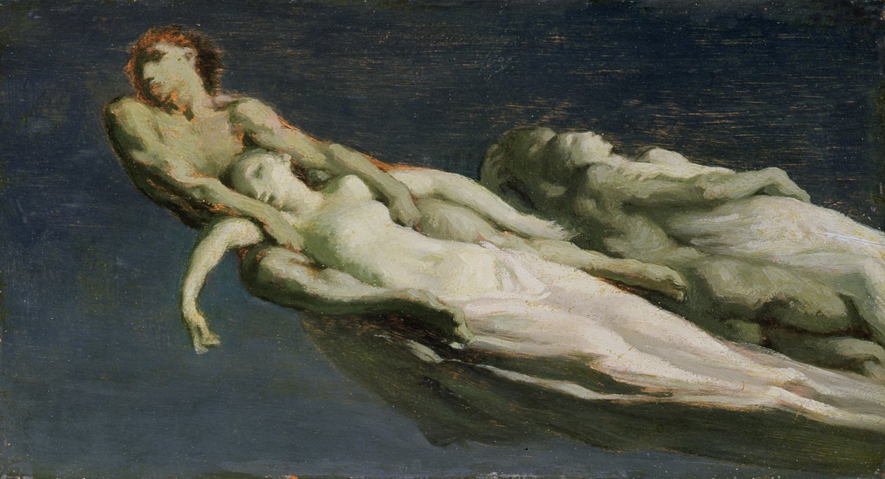 Stjerneskuddene (olje på plate) av Jean Francois Millet