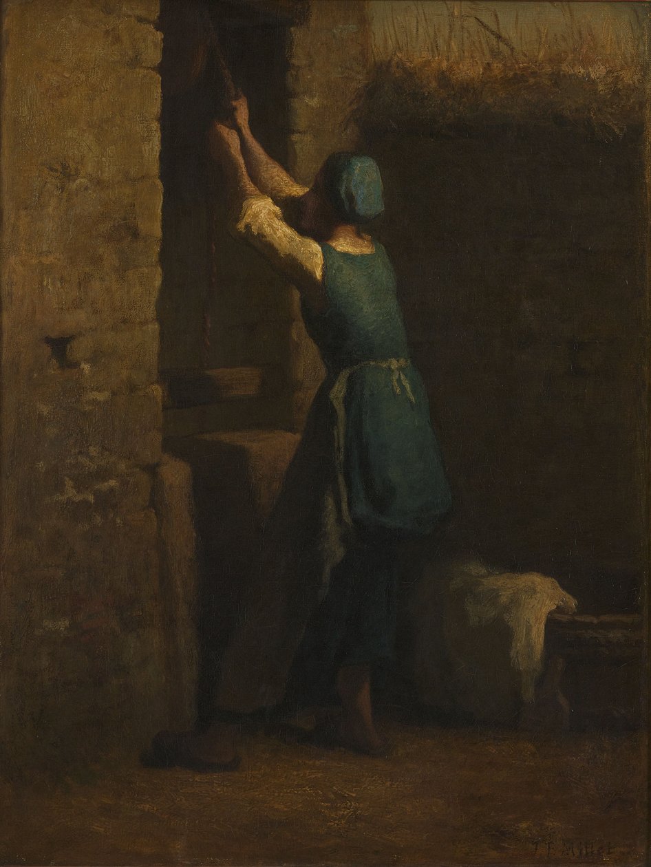 Kvinne ved brønnen av Jean-Francois Millet