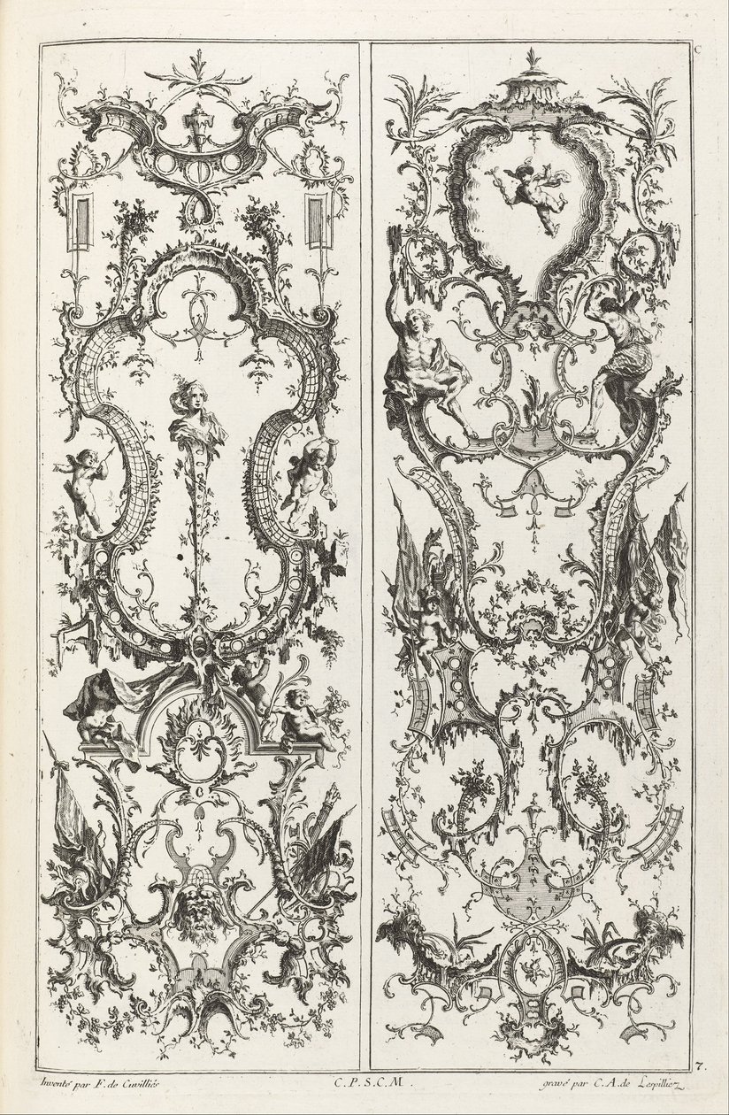 Ornamentbok av Jean François Cuvilliés