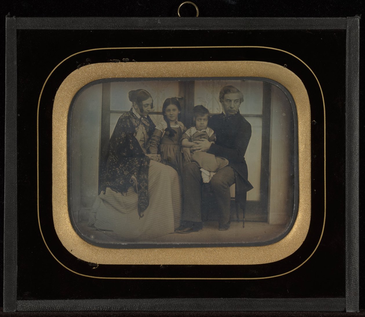 Portrett av The Regny -familien på Beaulieu av Jean Gabriel Eynard