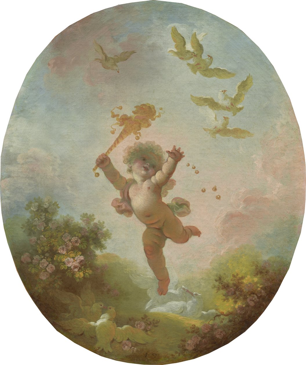 Kjærlighet som dårskap, ca. 1773-76 av Jean Honore Fragonard
