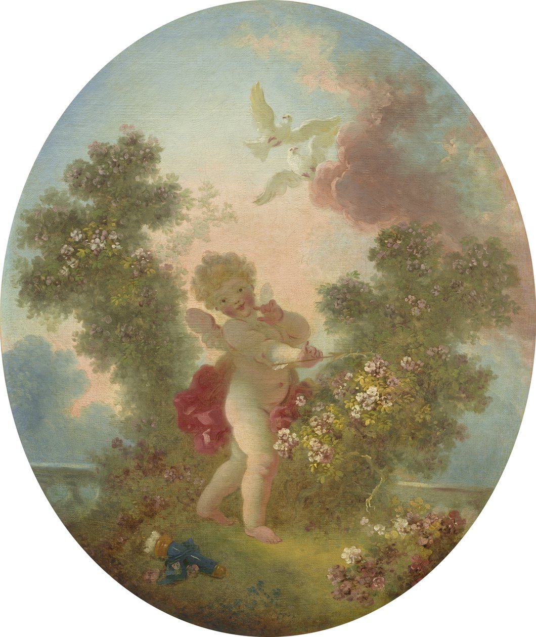 Elsker Sentinel, ca. 1773-76 av Jean Honore Fragonard