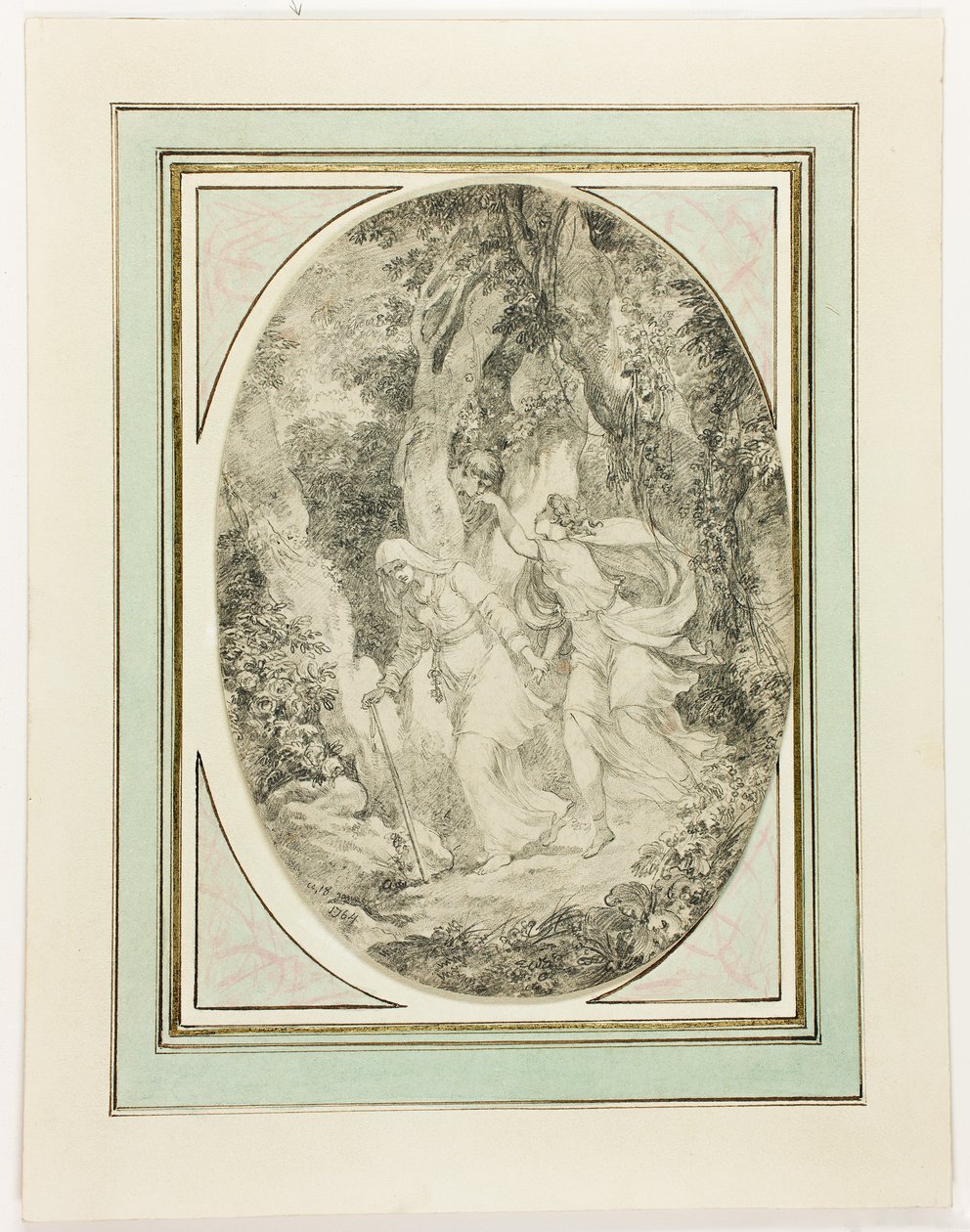 Allegori-genial kjærlighet av Jean-Honore Fragonard