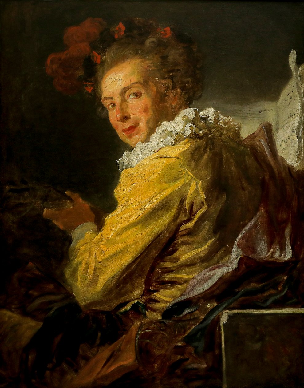 Fantasy figur. Portrett av Monsieur de La Breteche av Jean Honore Fragonard