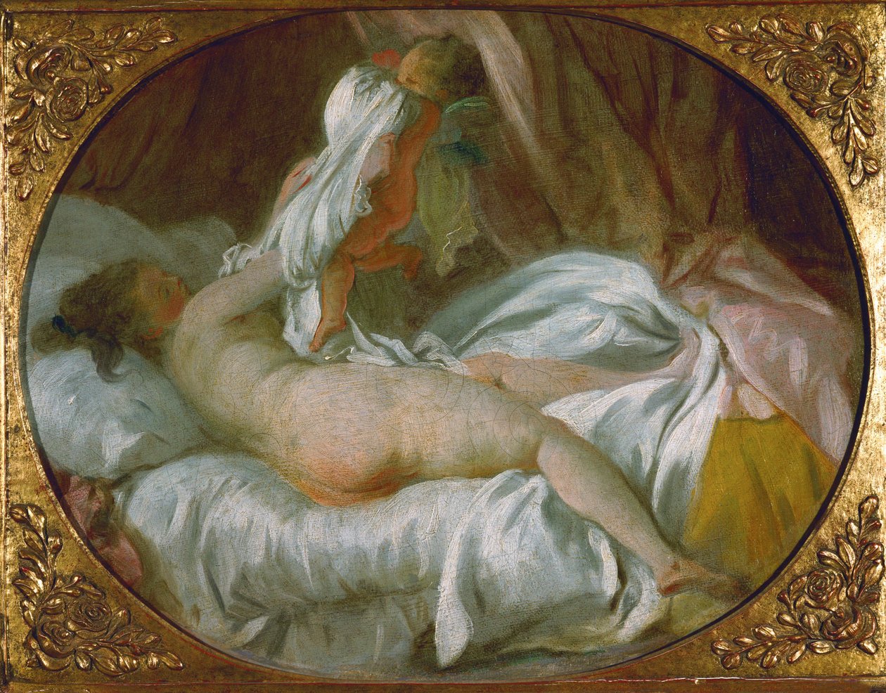 Skjorten ble tatt av... av Jean Honore Fragonard