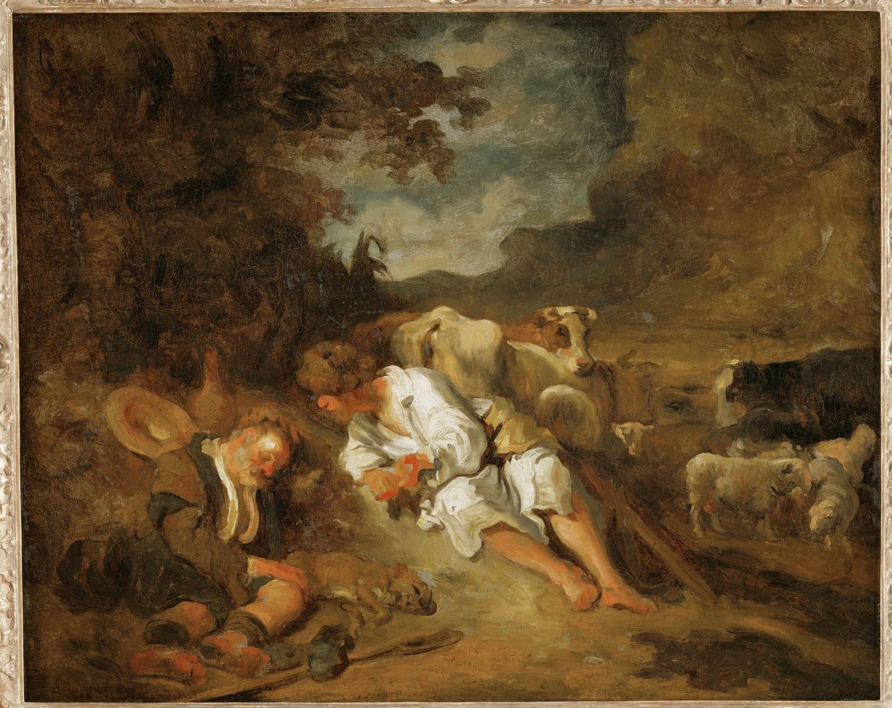 Merkur og Argos … av Jean-Honore Fragonard