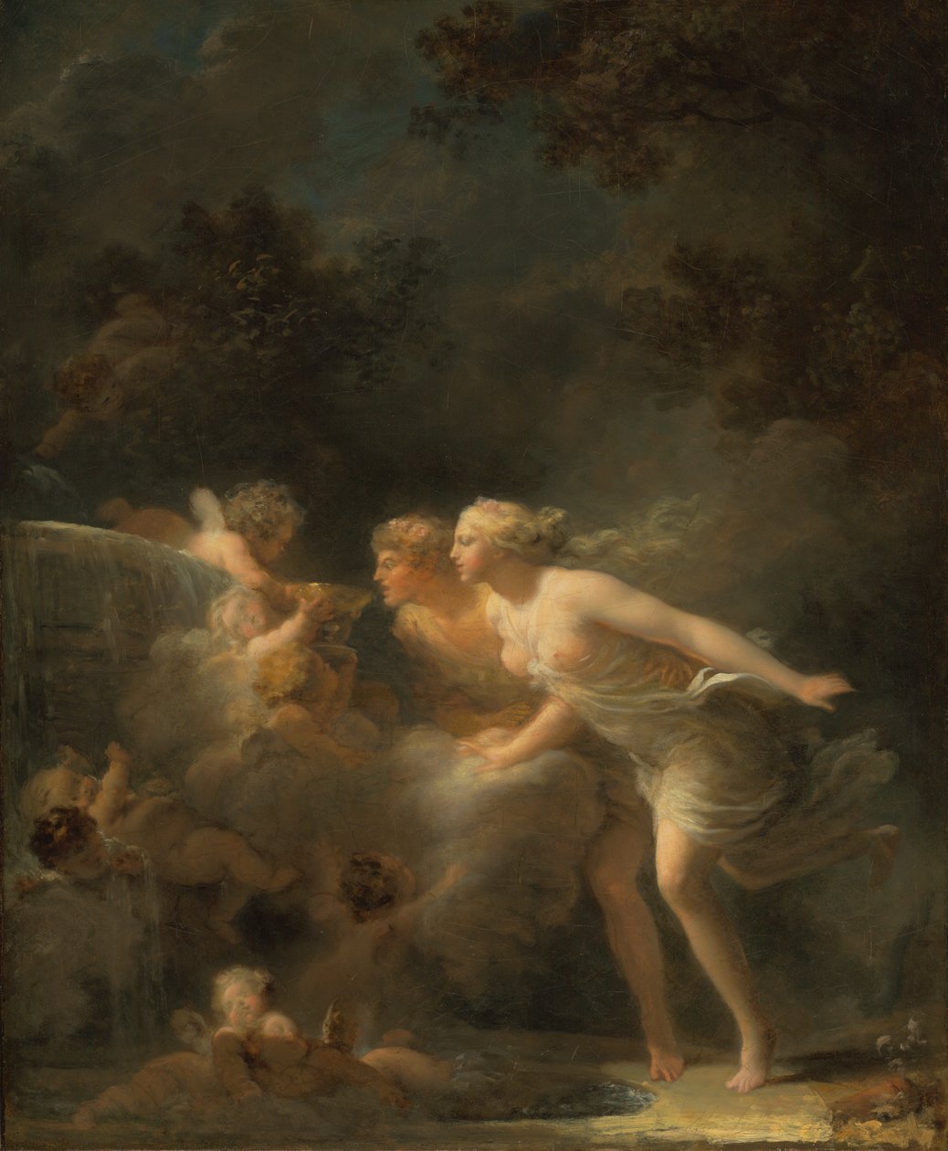 Kjærlighetens fontene av Jean-Honore Fragonard