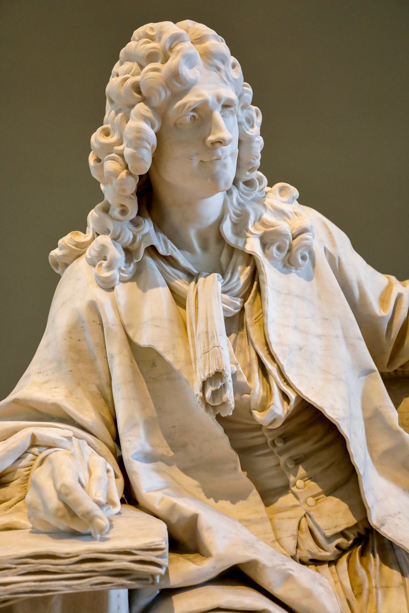 Jean Baptiste Poquelin kjent som Moliere av Jean Jacques Caffieri