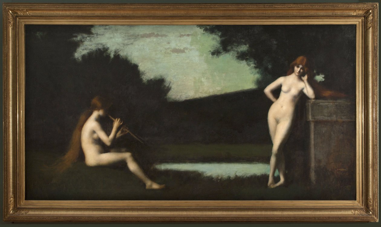 Eglogue, ca. 1879 (olje på lerret) av Jean-Jacques Henner