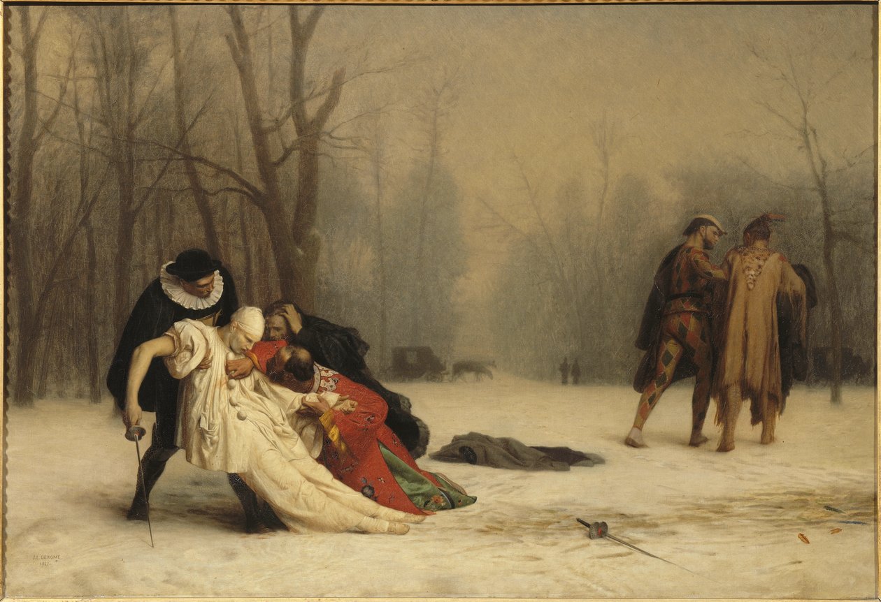 Etter en maskert ball av Jean Leon Gerome