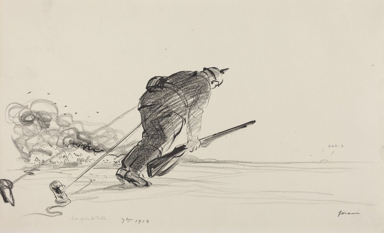 7. mai 1914, ca. 1914–1919 (blekktegning) av Jean-Louis & Caran D