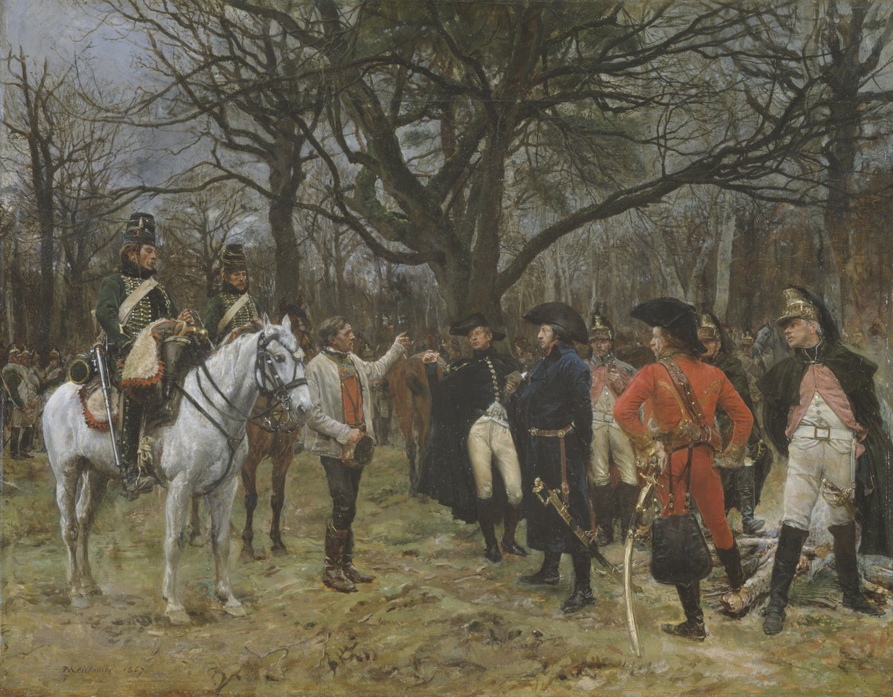 Informasjon - General Desaix og bonden av Jean-Louis Ernest Meissonier