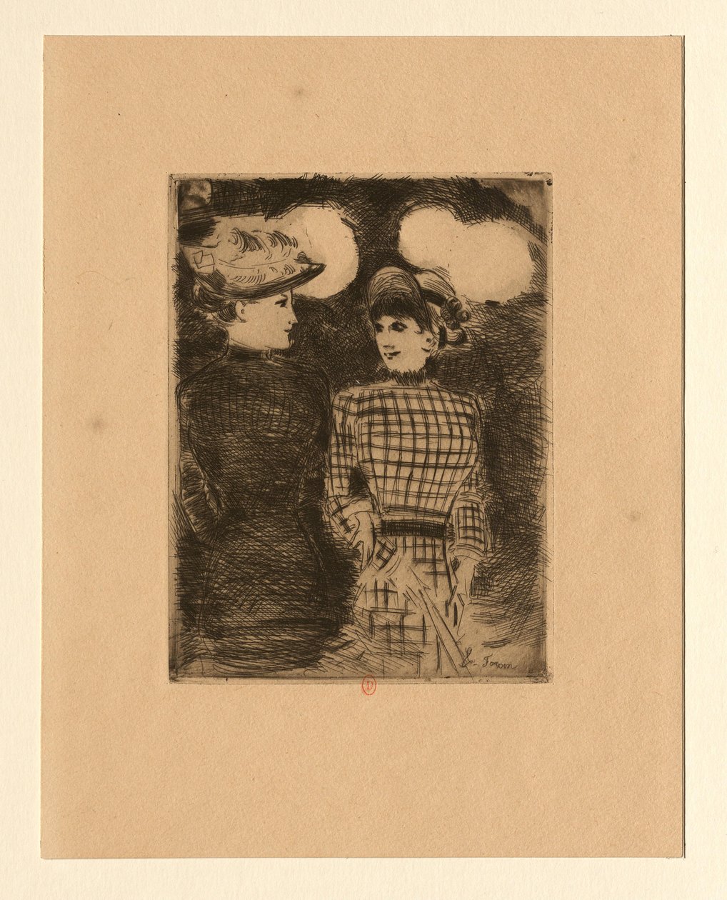 Ein Bullier av Jean-Louis Forain