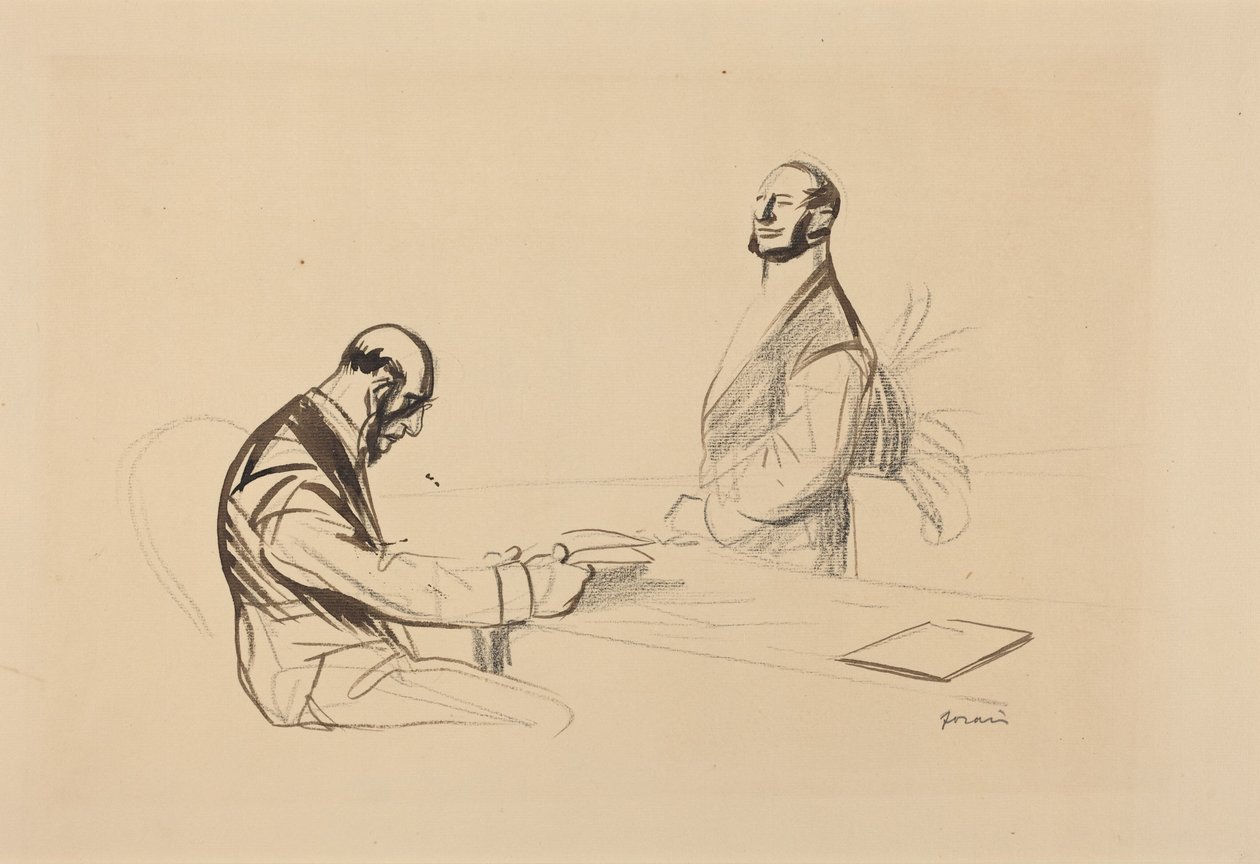 På konferansen av Jean-Louis Forain