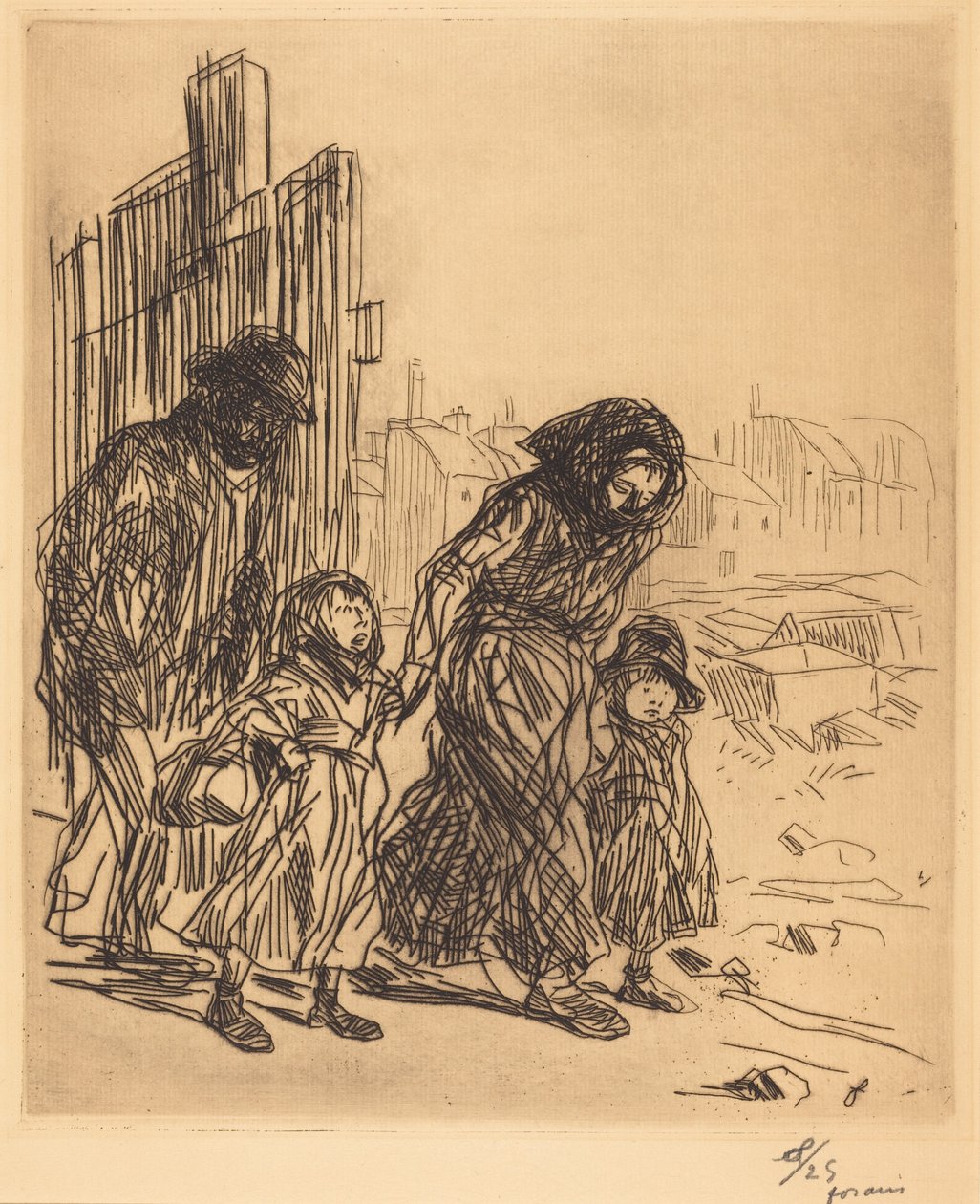 Etter beslaget av Jean-Louis Forain