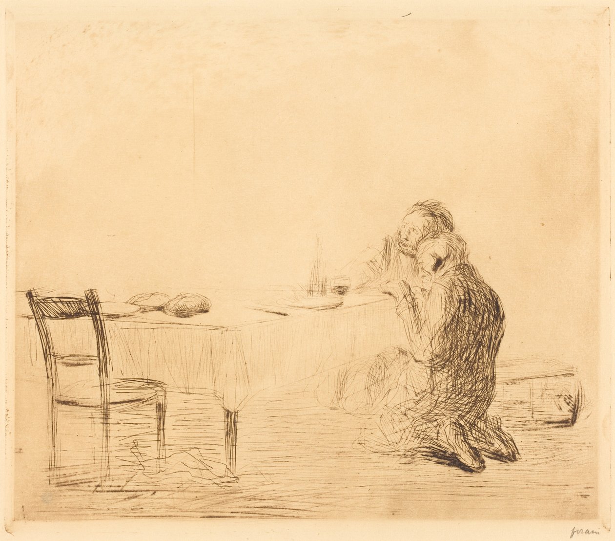 Etter åpenbaringen (andre plansje) av Jean-Louis Forain