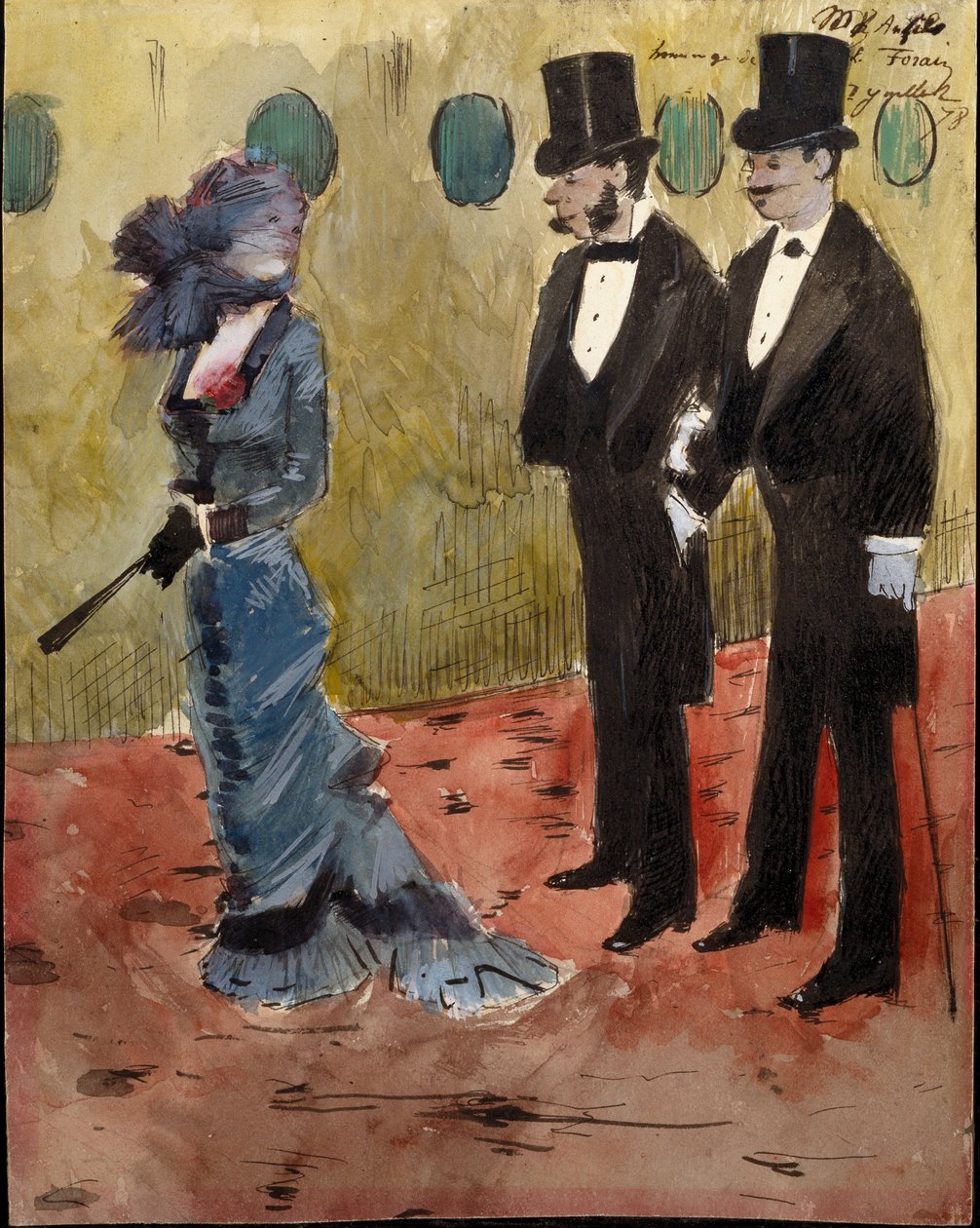 På teatret av Jean-Louis Forain