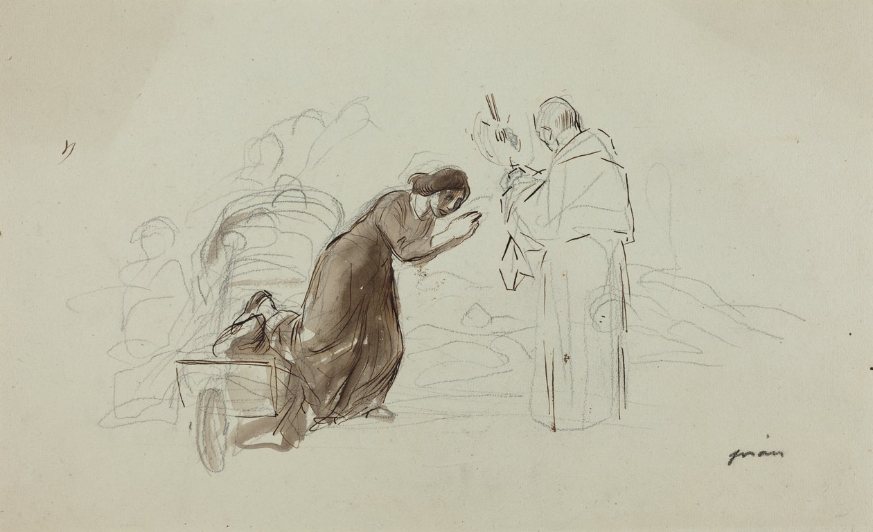 Velsignelse i Lourdes av Jean-Louis Forain