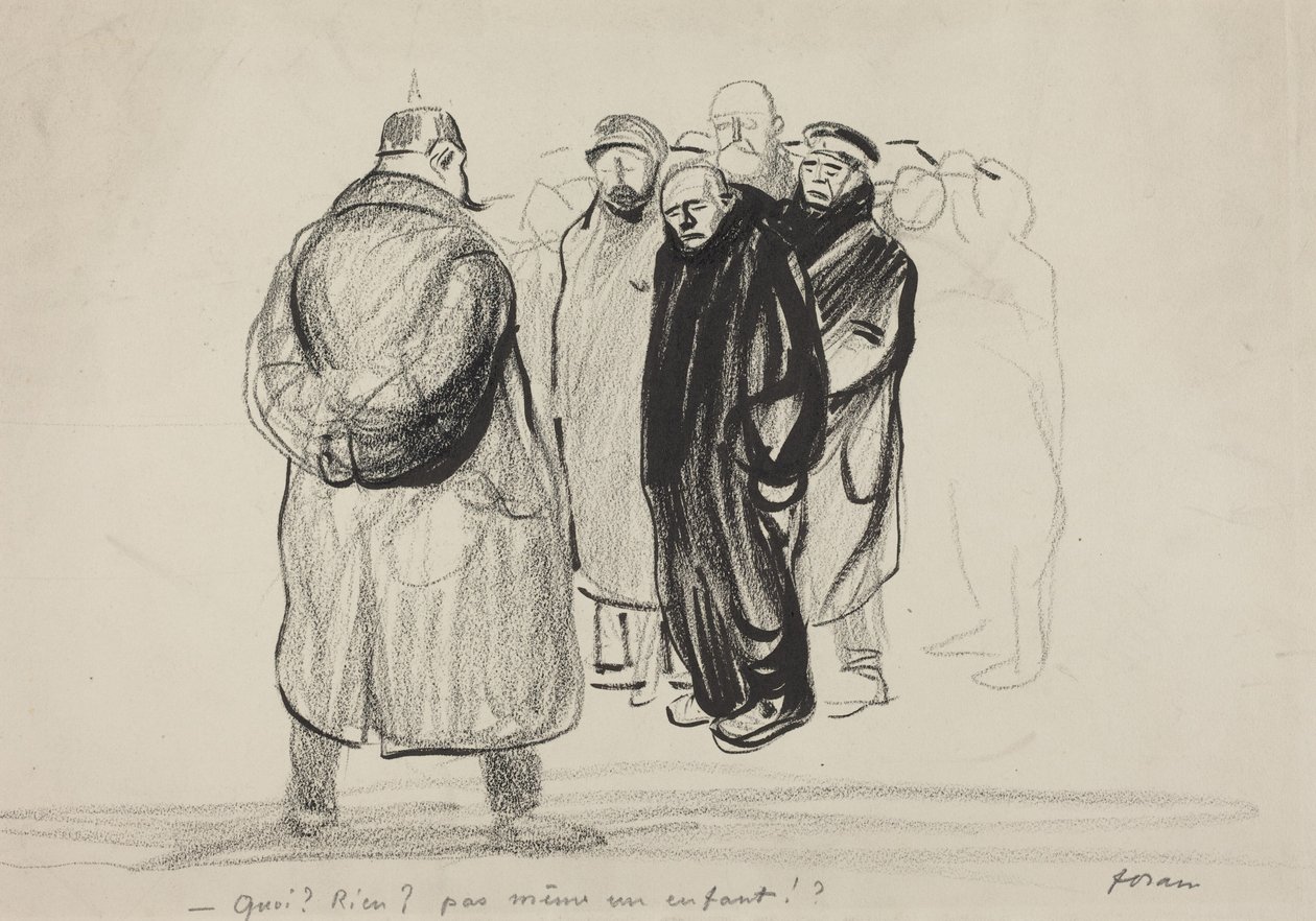 Tomhendt, besetningen på en zeppeliner av Jean-Louis Forain