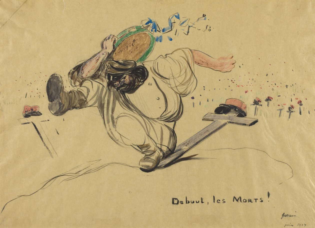 Reis dere, døde! av Jean-Louis Forain