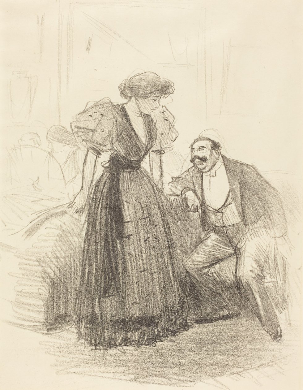 På en aftenfest av Jean-Louis Forain