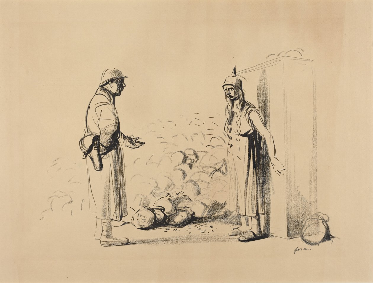Å skjule «louis» av Jean-Louis Forain