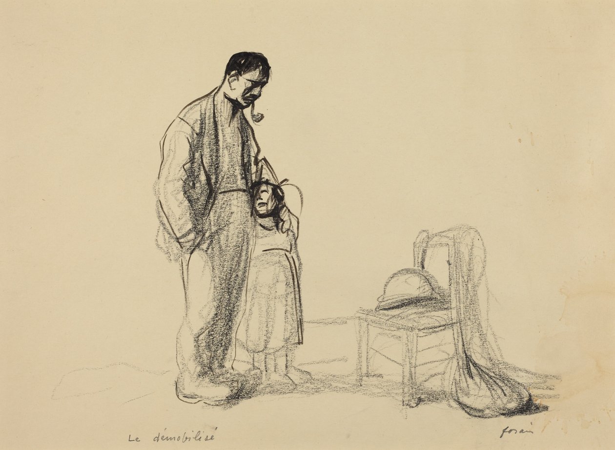 Den demobiliserte soldaten av Jean-Louis Forain