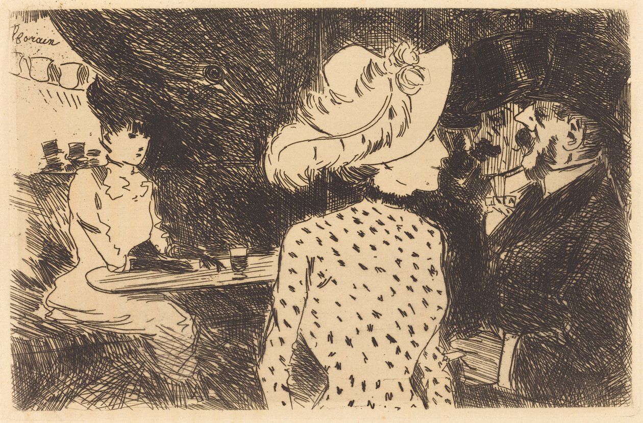 Les Folies-Bergère (avvist plate, andre plate) av Jean-Louis Forain