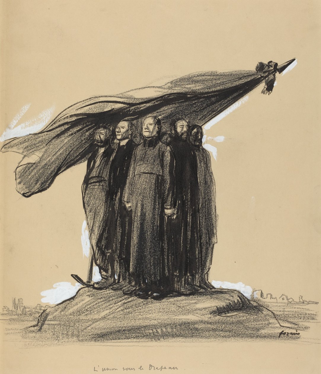 Enheten under flagget av Jean-Louis Forain