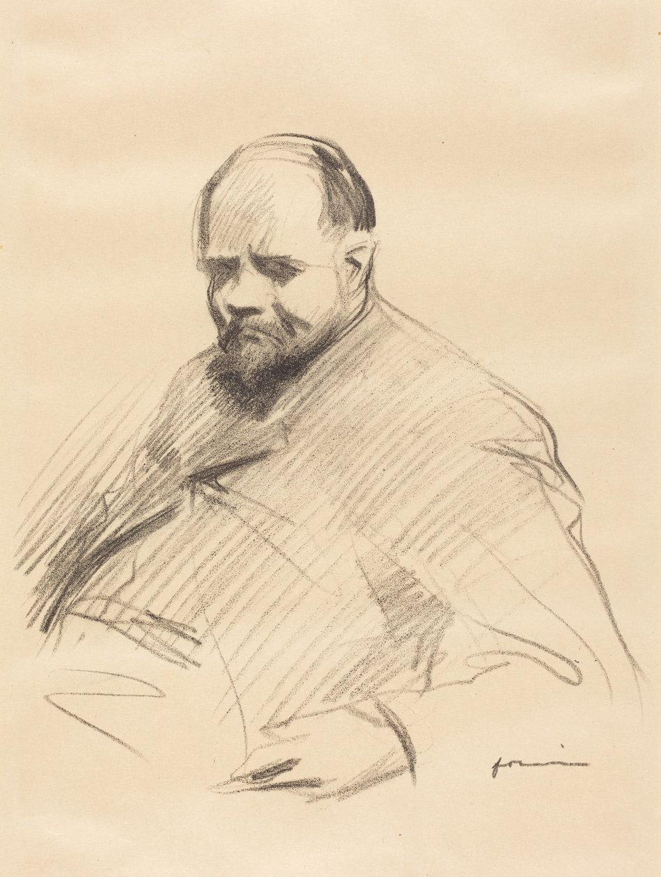 Portrett av Ambroise Vollard av Jean-Louis Forain
