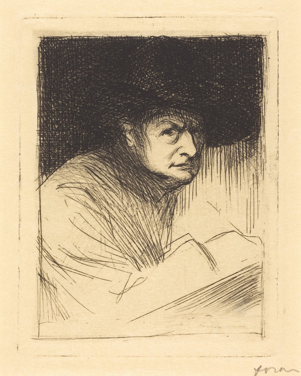 Portrett av Forain av Jean-Louis Forain