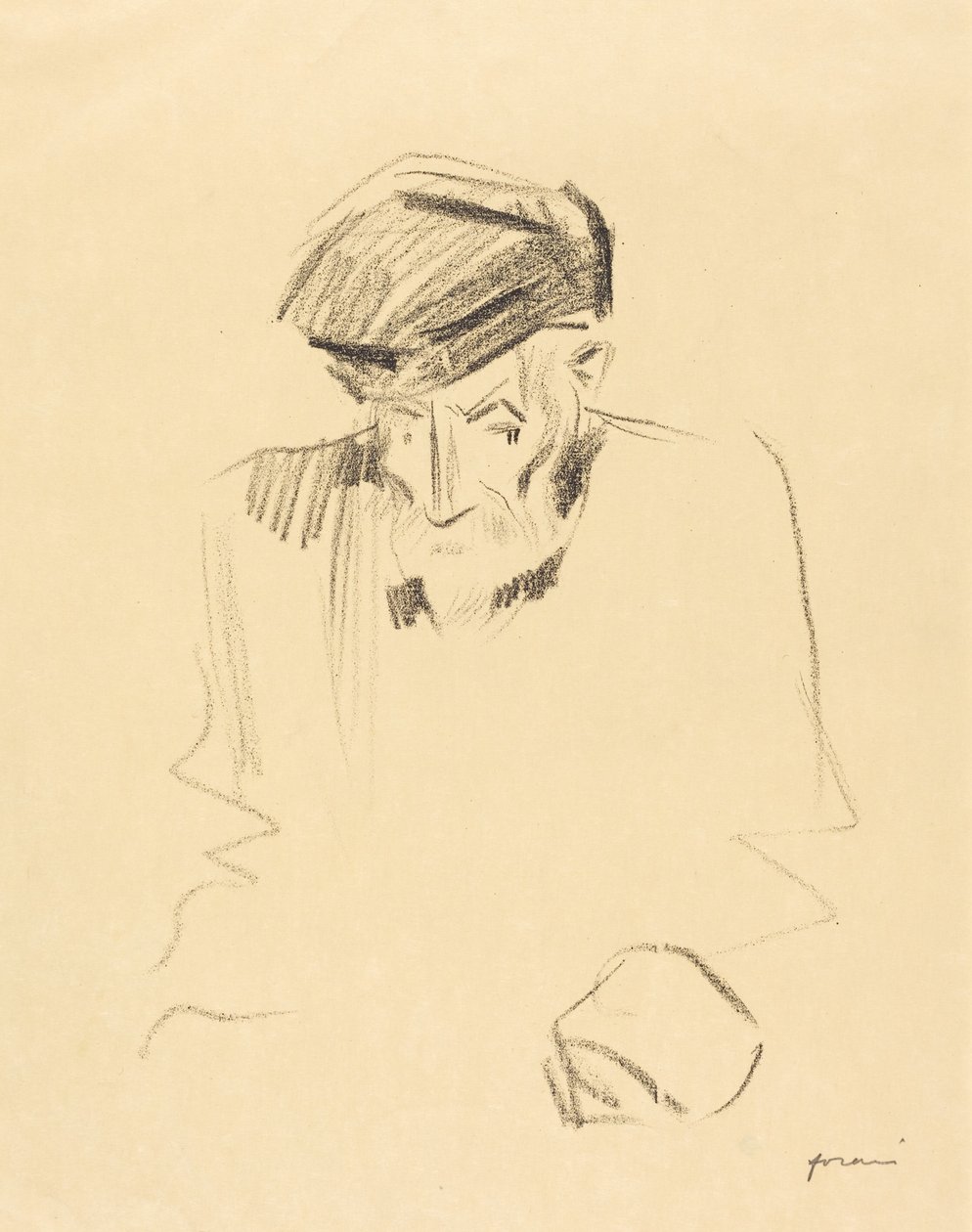 Portrett av Renoir (andre plansje) av Jean-Louis Forain