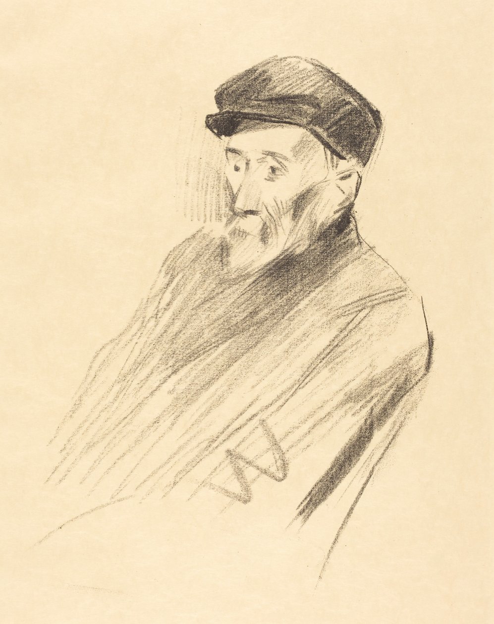 Portrett av Renoir (3. plansje) av Jean-Louis Forain