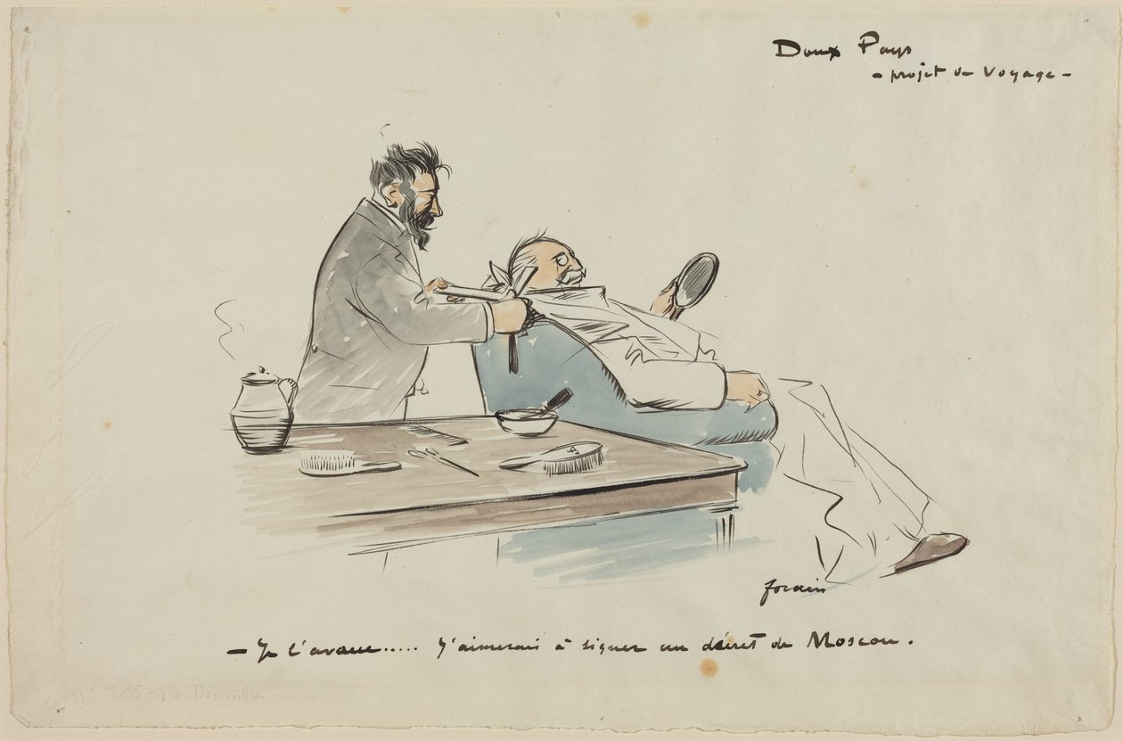 Reiseprosjekt av Jean-Louis Forain