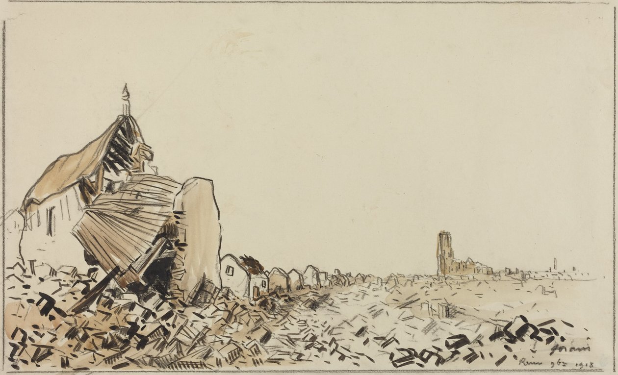 Reims, november 1918 av Jean-Louis Forain