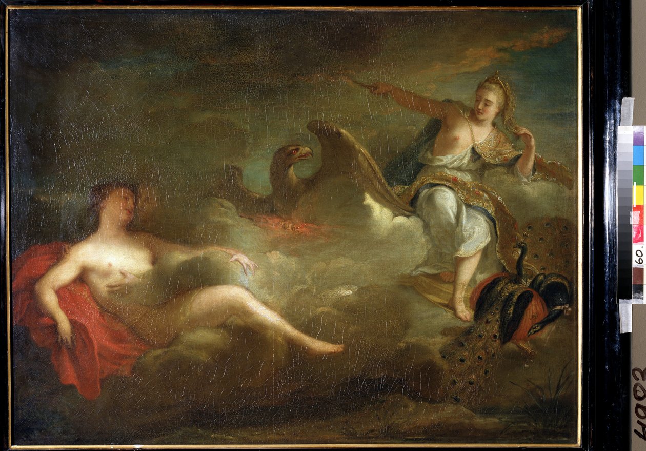 Jupiter, Juno og Io (Jupiter, Juno og Io). Maleri av Jean Marc Nattier (Jean-Marc Nattier av Jean Marc Nattier